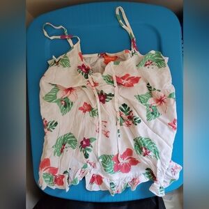 Floral PJ Set - Shorts & Tank - Joe Fresh - Size Medium